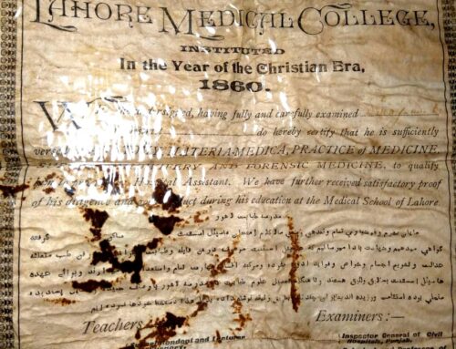 Dr. Haji Noor Sb (Late) is LSMF qualified in 1860